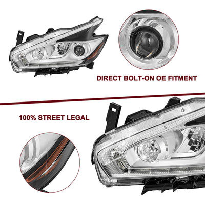 For 2015-2018 Nissan Murano LED Headlights