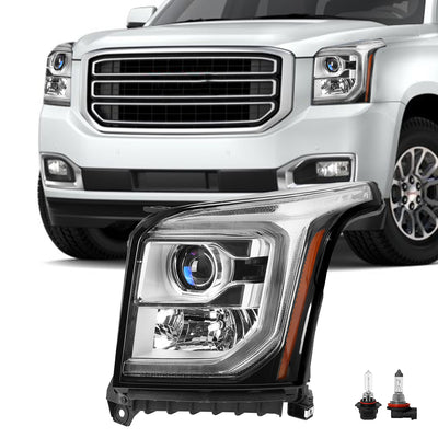 For 2015-2020 GMC Yukon/Yukon XL Halogen Projector Headlights