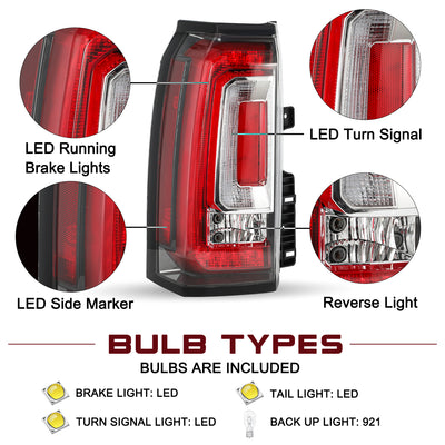 For 2015-2020 GMC Yukon/Yukon XL LED Tail Lights