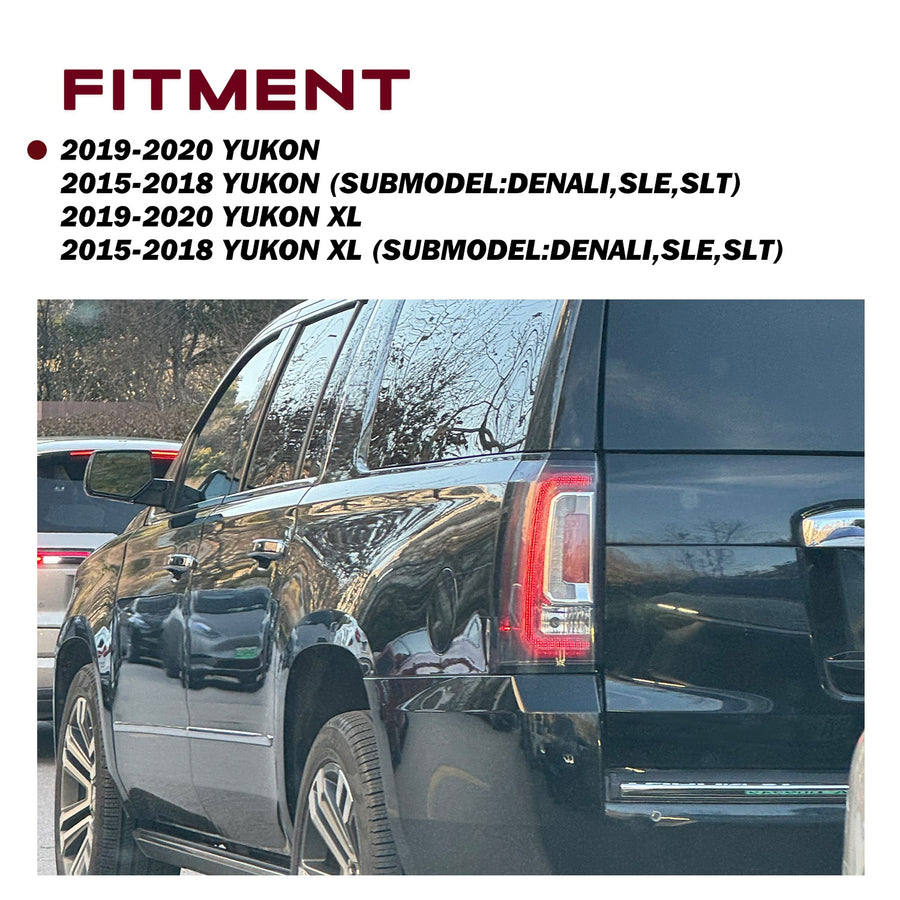 For 2015-2020 GMC Yukon/Yukon XL LED Tail Lights