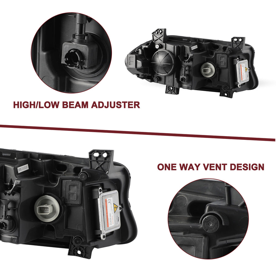 For 2015-2021 Dodge Charger HID Projector Headlights