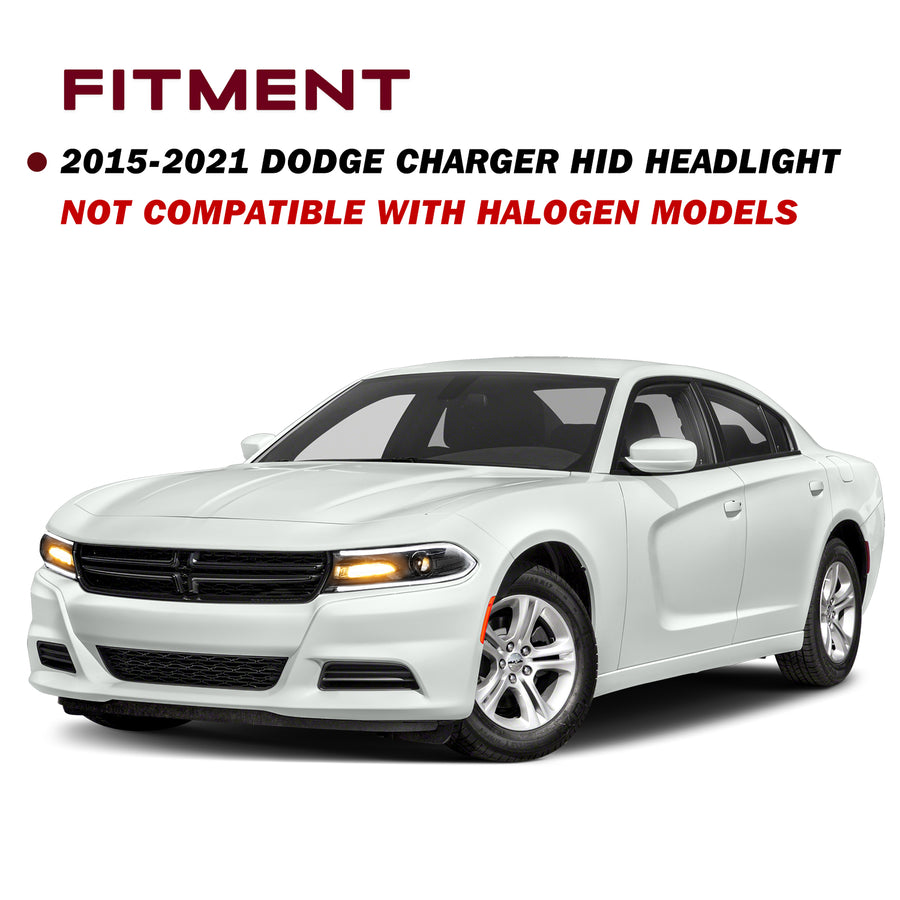 For 2015-2021 Dodge Charger HID Projector Headlights