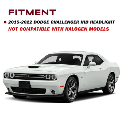 For 2015-2022 Dodge Challenger HID Projector Headlights