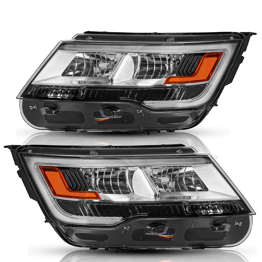 For 2016-2018 Ford Explorer LED DRL Headlights