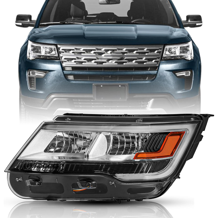 For 2016-2018 Ford Explorer LED DRL Headlights