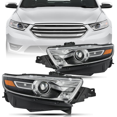 For 2016-2019 Ford Taurus Halogen Headlights