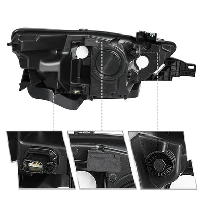 For 2016-2019 Ford Taurus Halogen Headlights