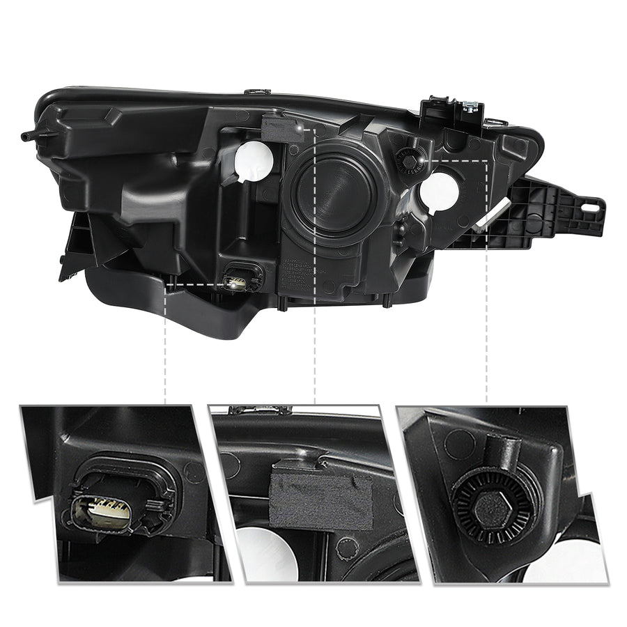 For 2016-2019 Ford Taurus Halogen Headlights