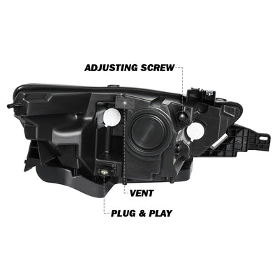 For 2016-2019 Ford Taurus Halogen Headlights