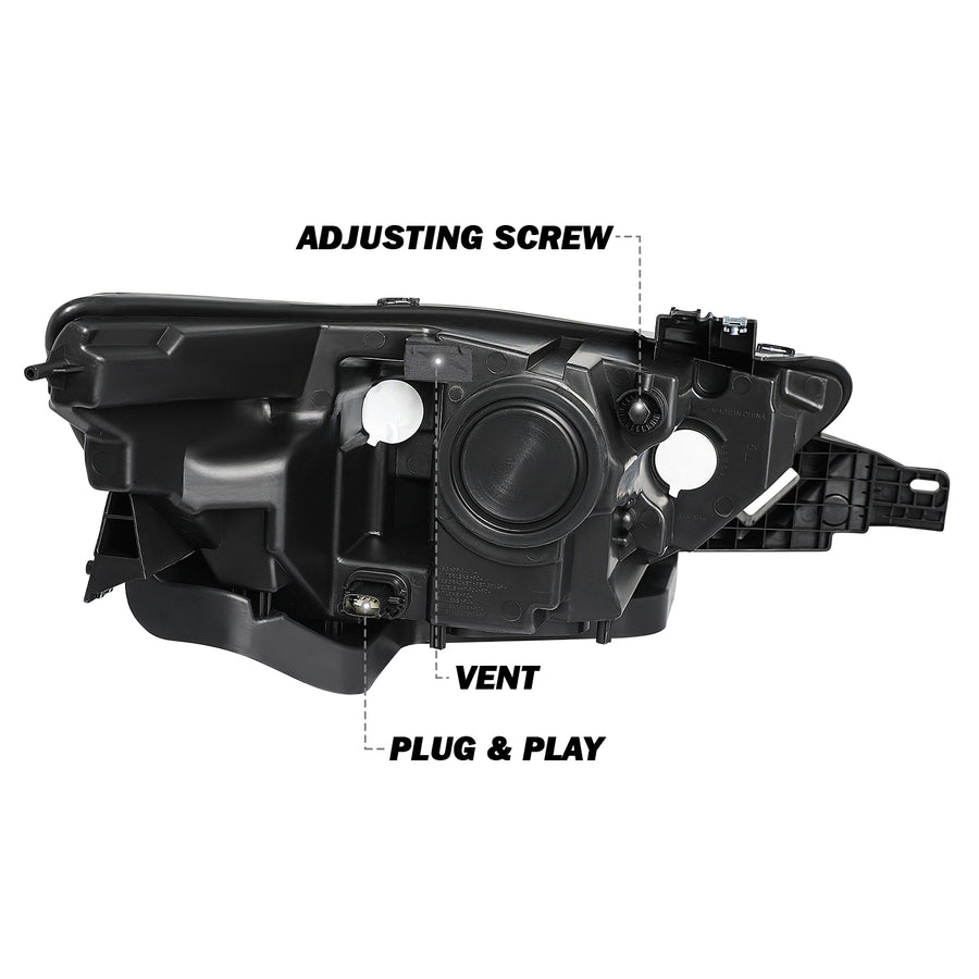 For 2016-2019 Ford Taurus Halogen Headlights