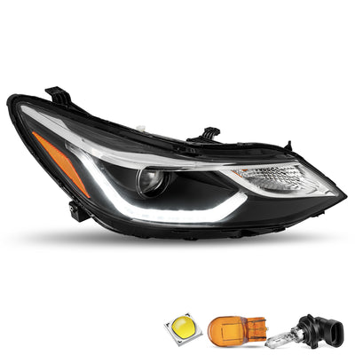 For 2016-2019 Chevy Cruze LED DRL Projector Headlights