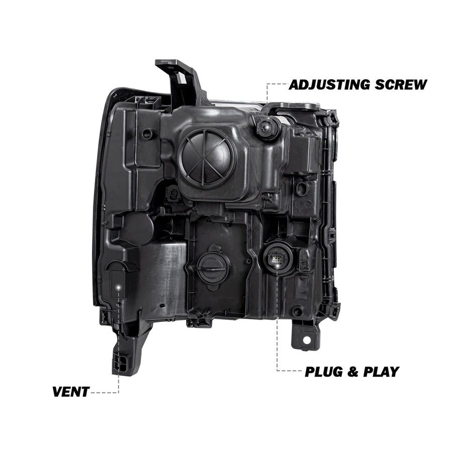 For 2016-2019 Chevy Silverado 1500 LD HID/Xenon Headlights