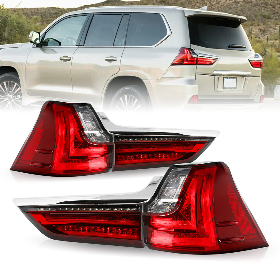 For 2016-2021 Lexus LX 570 LED Tail Lights