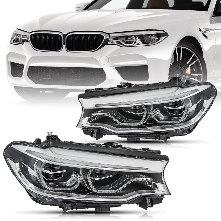 For 2017-2020 BMW 5 Series G30 G31 M5 540i 530i Full LED Headlights