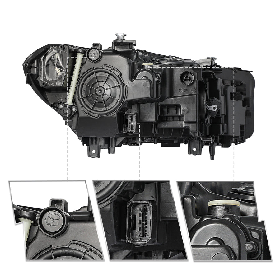 For 2017-2020 BMW 5 Series G30 G31 M5 540i 530i Full LED Headlights