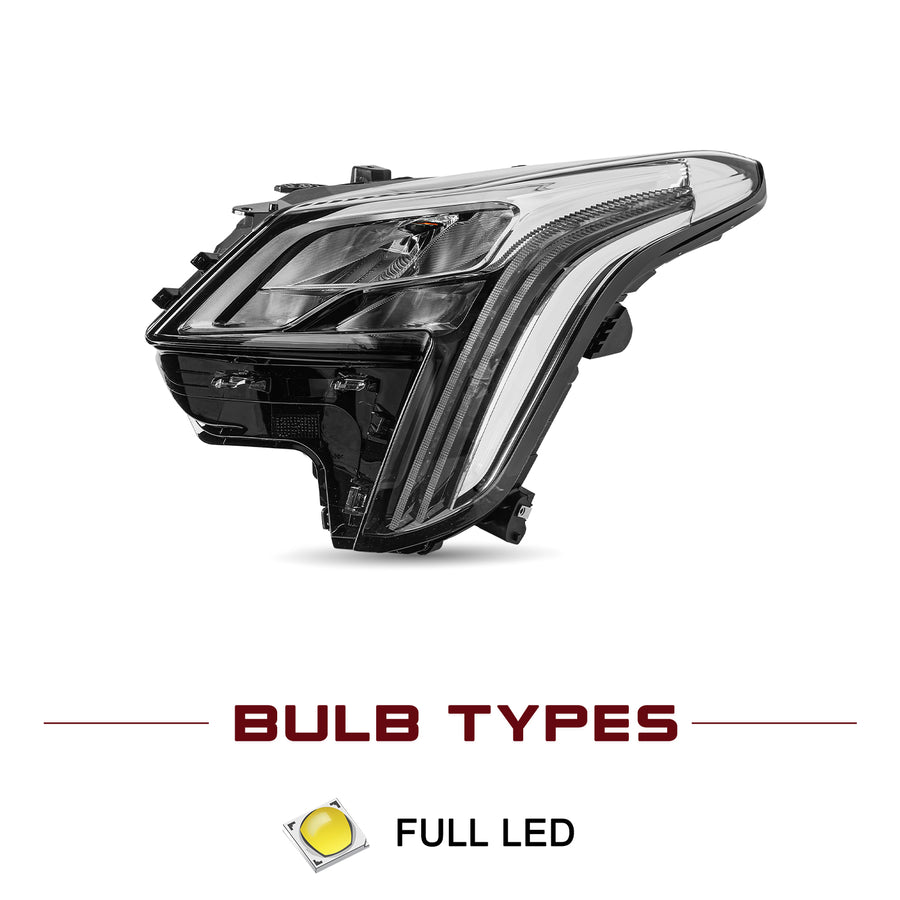 For 2018-2019 Cadillac XTS Full LED Headlights