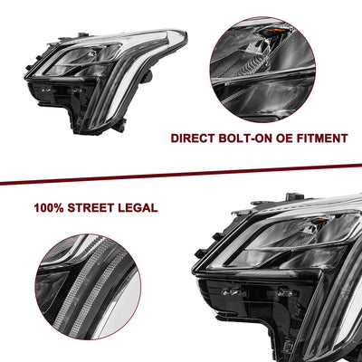 For 2018-2019 Cadillac XTS Full LED Headlights