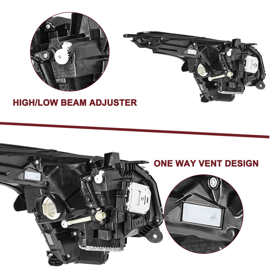 For 2018-2019 Cadillac XTS Full LED Headlights