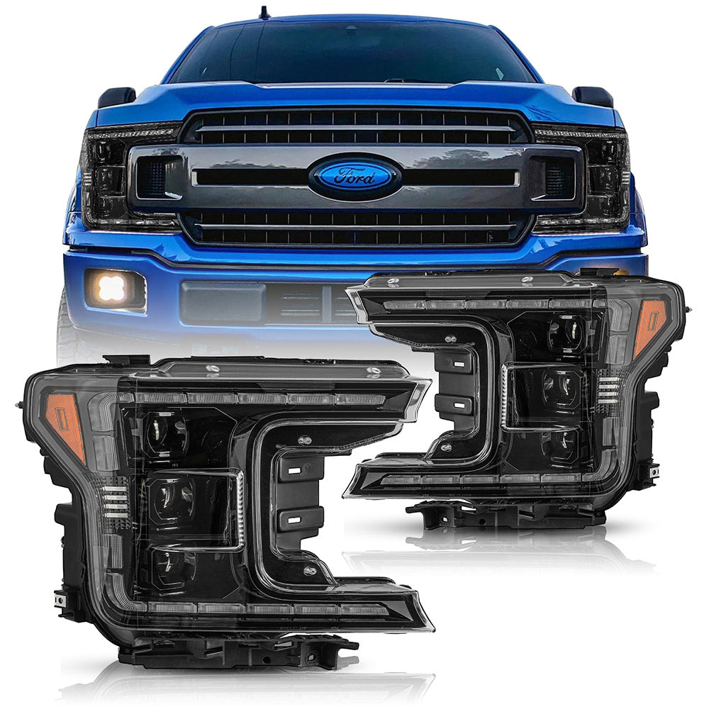 2018-2020 Ford F-150 Full LED Performance Headlights – LESEM