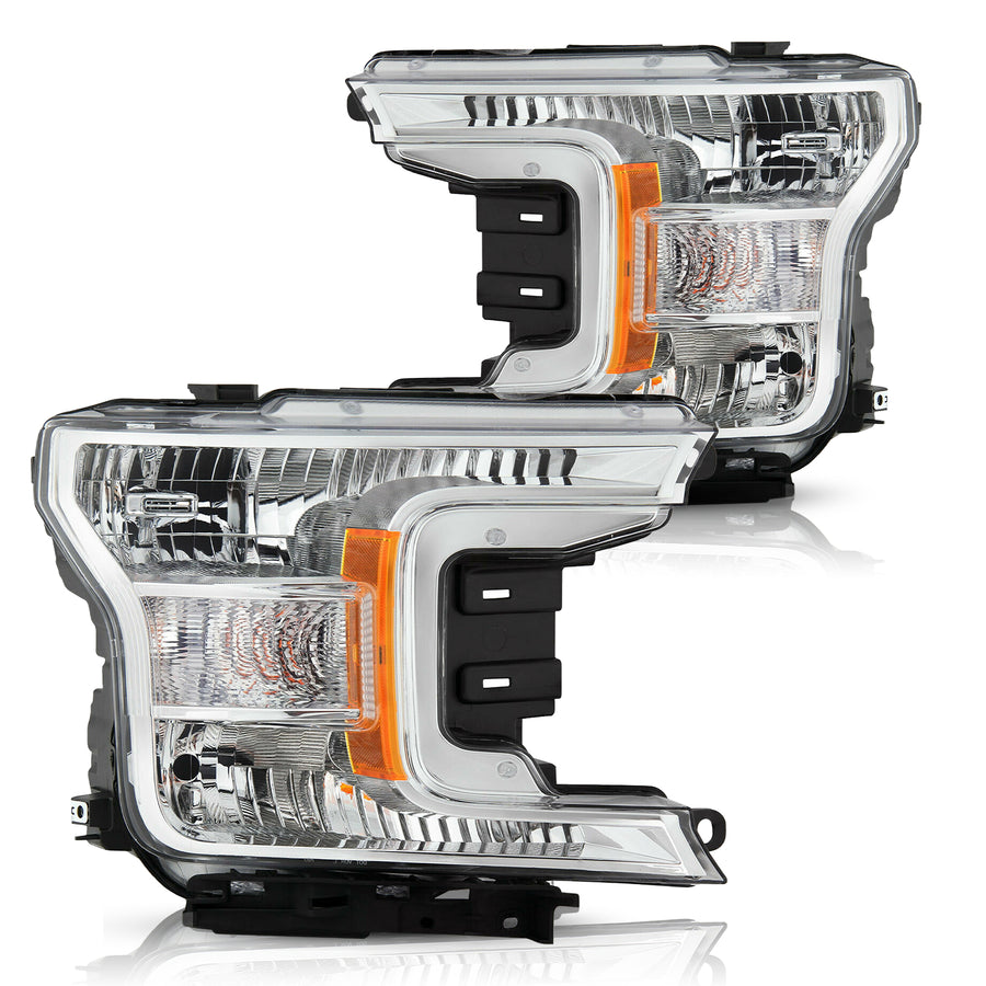 For 2018-2020 Ford F-150 OE Style Halogen Headlights