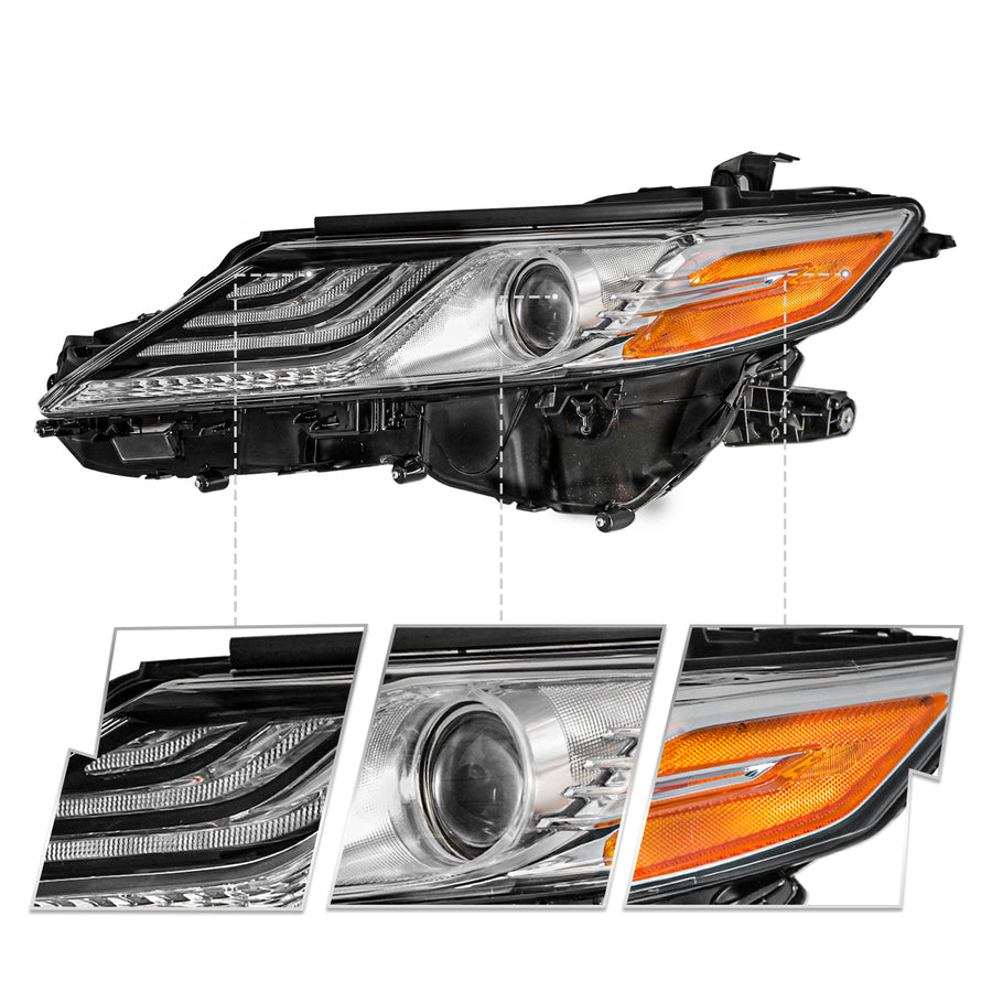 For 2018-2020 Toyota Camry LED Projector Headlights