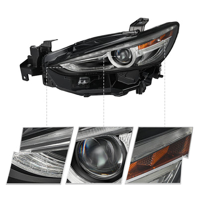 For 2018-2021 Mazda 6 with AFS Full LED Projector Headlights