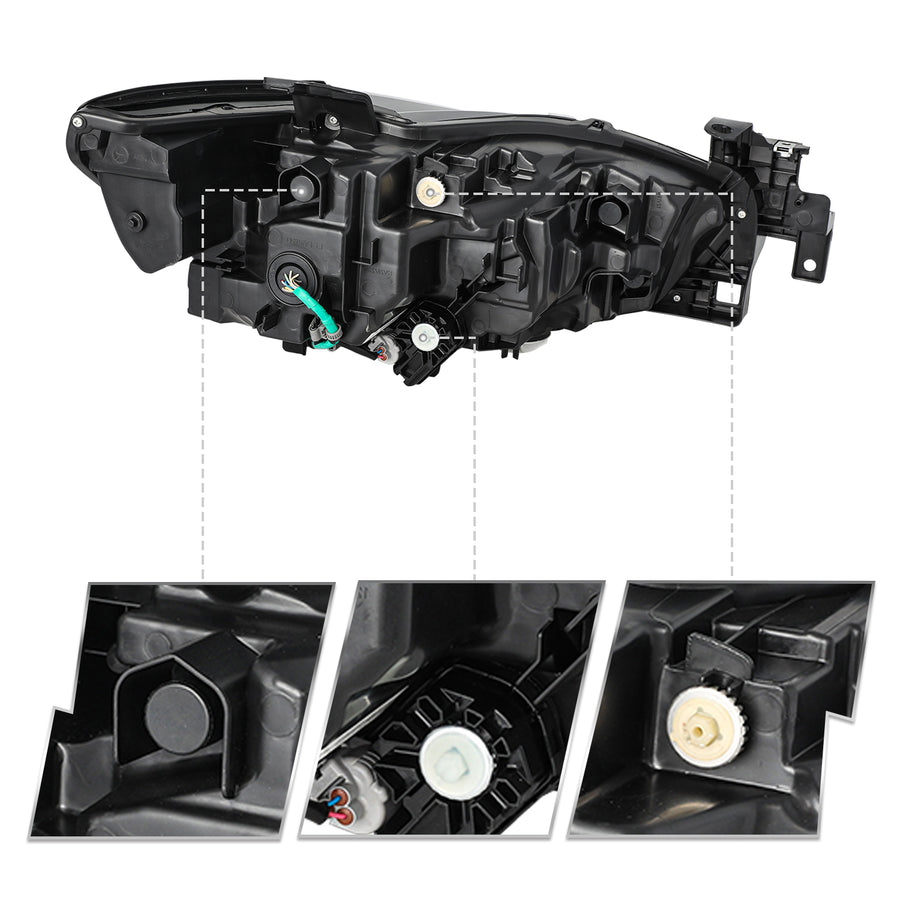 For 2018-2021 Mazda 6 with AFS Full LED Projector Headlights