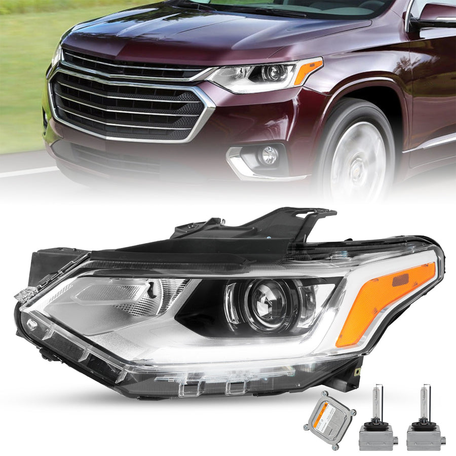 For 2018-2021 Chevy Traverse HID Projector Headlights