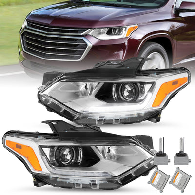 For 2018-2021 Chevy Traverse HID Projector Headlights