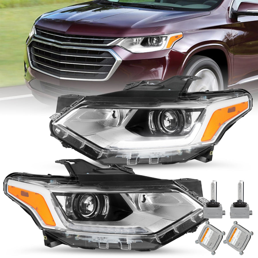 For 2018-2021 Chevy Traverse HID Projector Headlights