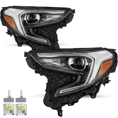 For 2018-2021 GMC Terrain HID/Xenon Projector Headlights