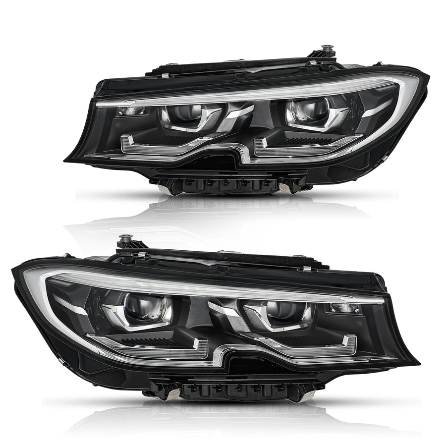 For 2019-2021 BMW 3 Series 330i 340i G20/G21/G28 w/AFS Full LED Headlights