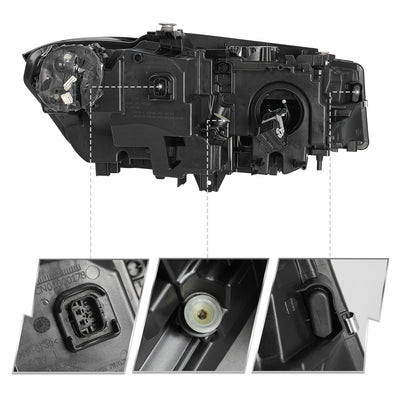 For 2019-2021 BMW 3 Series 330i 340i G20/G21/G28 w/AFS Full LED Headlights
