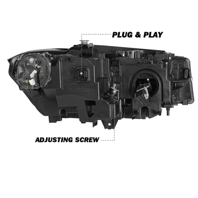 For 2019-2021 BMW 3 Series 330i 340i G20/G21/G28 w/AFS Full LED Headlights