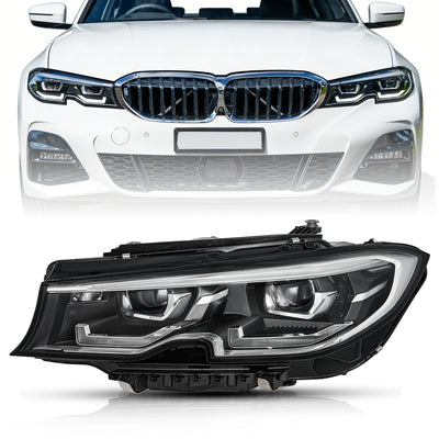 For 2019-2021 BMW 3 Series 330i 340i G20/G21/G28 w/AFS Full LED Headlights