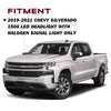 For 2019-2021 Chevy Silverado 1500 LED Headlights