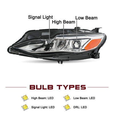 For 2019-2022 Chevy Malibu Full LED Headlights