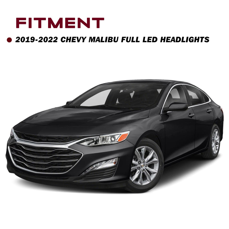 For 2019-2022 Chevy Malibu Full LED Headlights