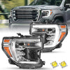 For 2019-2022 GMC Sierra 1500 LED Headlights