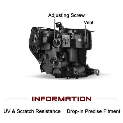 For 2019-2022 GMC Sierra 1500 LED Headlights