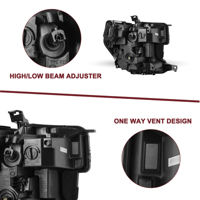 For 2019-2022 GMC Sierra 1500 LED Headlights