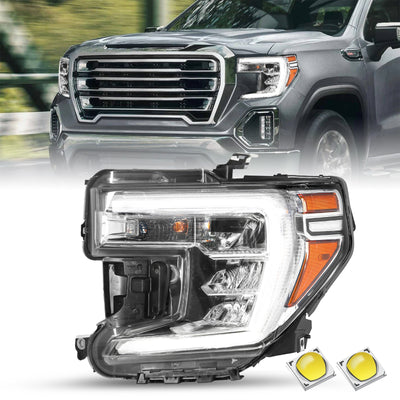 For 2019-2022 GMC Sierra 1500 LED Headlights