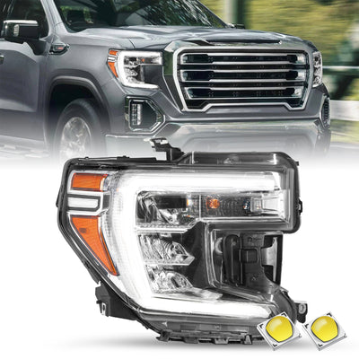 For 2019-2022 GMC Sierra 1500 LED Headlights
