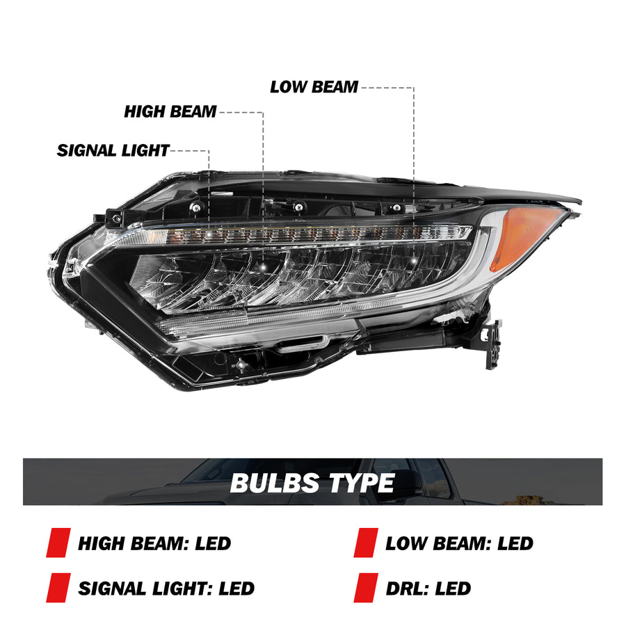 For 2019-2022 Honda HR-V Full LED Headlights