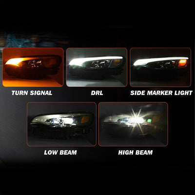 For 2019-2022 Jeep Cherokee Full LED Projector Headlights