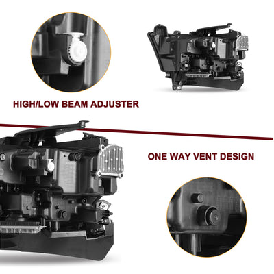 For 2019-2023 Dodge Ram 1500 TRX Full LED Projector Headlights