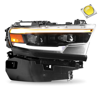 For 2019-2023 Dodge Ram 1500 TRX Full LED Projector Headlights