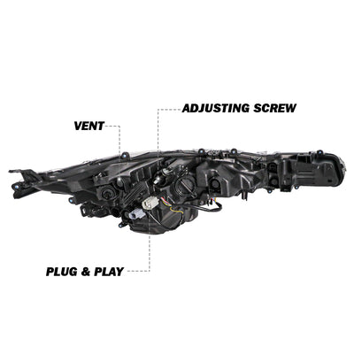 For 2020-2021 Toyota Corolla SE/XLE/XSE LED Projector Headlights