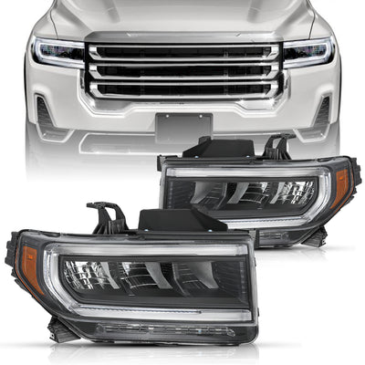 For 2020-2023 GMC Acadia SL|SLE|SLT|Denali Full LED Headlights
