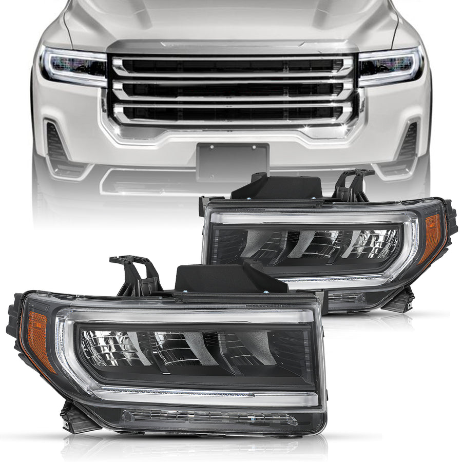 For 2020-2023 GMC Acadia SL|SLE|SLT|Denali Full LED Headlights